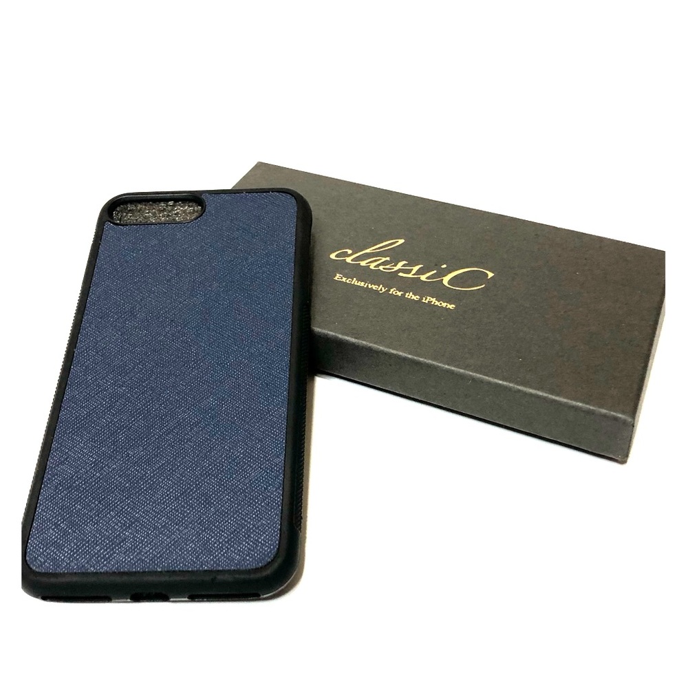 3x $5 iPhone 8 Plus Saffiano Leather Case